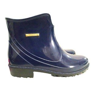 DAY Birger et Mikkelsen Womens Dark Blue Outdoor Modern Rain Boots Ankle EU 38/L